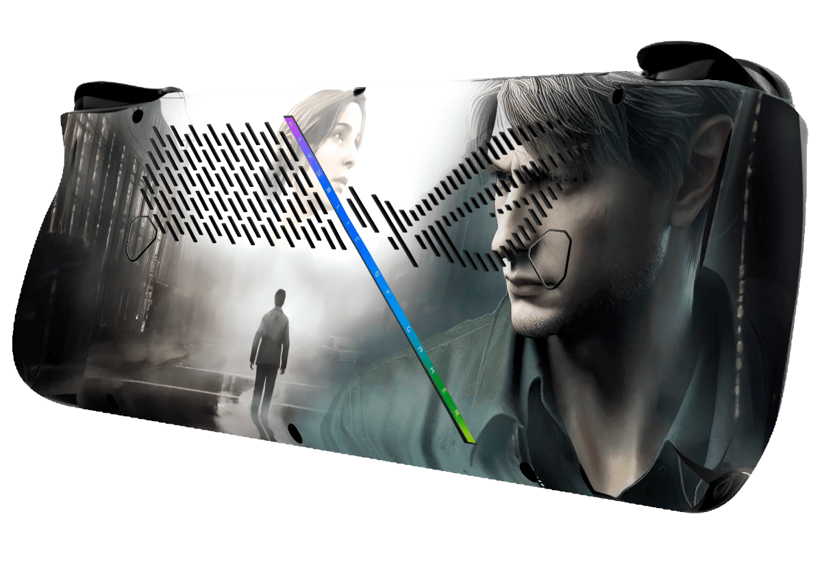 Silent Hill Asus Rog Ally X Handheld Gaming Computer Skin