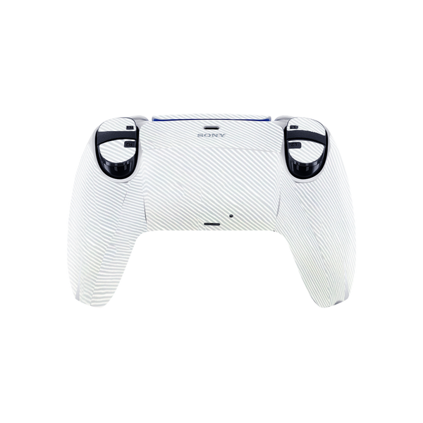 Fibra Carbono Blanco Skin Playstation 5 DualSense Full