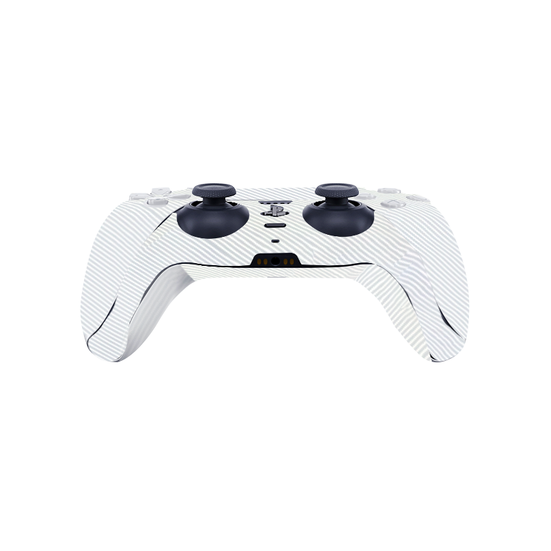 Fibra Carbono Blanco Skin Playstation 5 DualSense Full