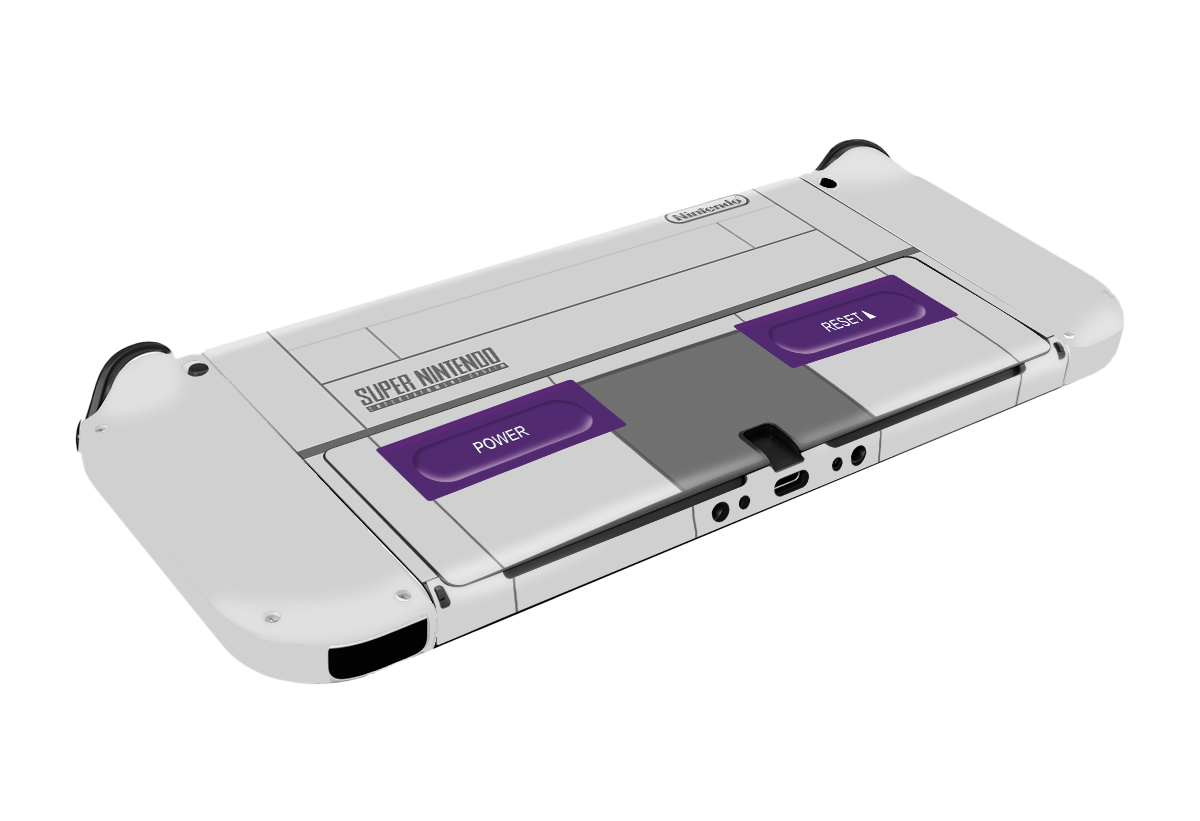 SNES Nintendo Switch Oled (2021) Skin