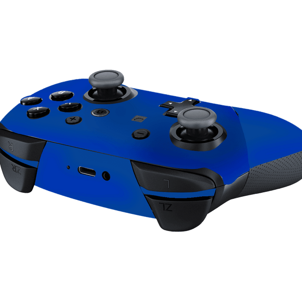 Azul Mate Skin Nintendo Switch Pro Controller