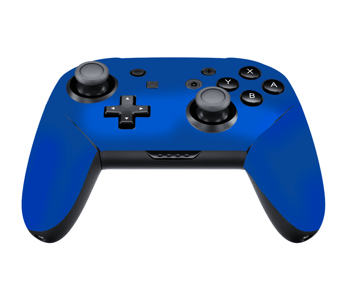 Azul Mate Skin Nintendo Switch Pro Controller