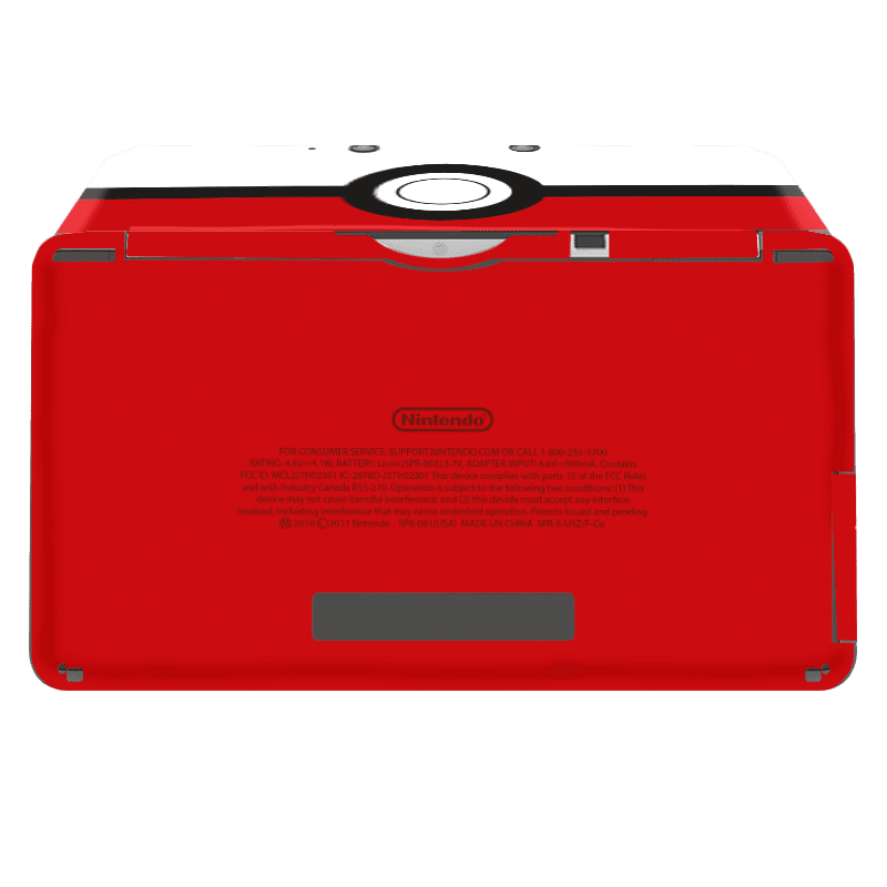 Pokemon Pokeball Nintendo 3DS Skin