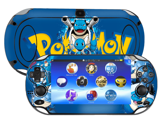 Pokemon Squirtle Skin Playstation Portable PSVita Fat