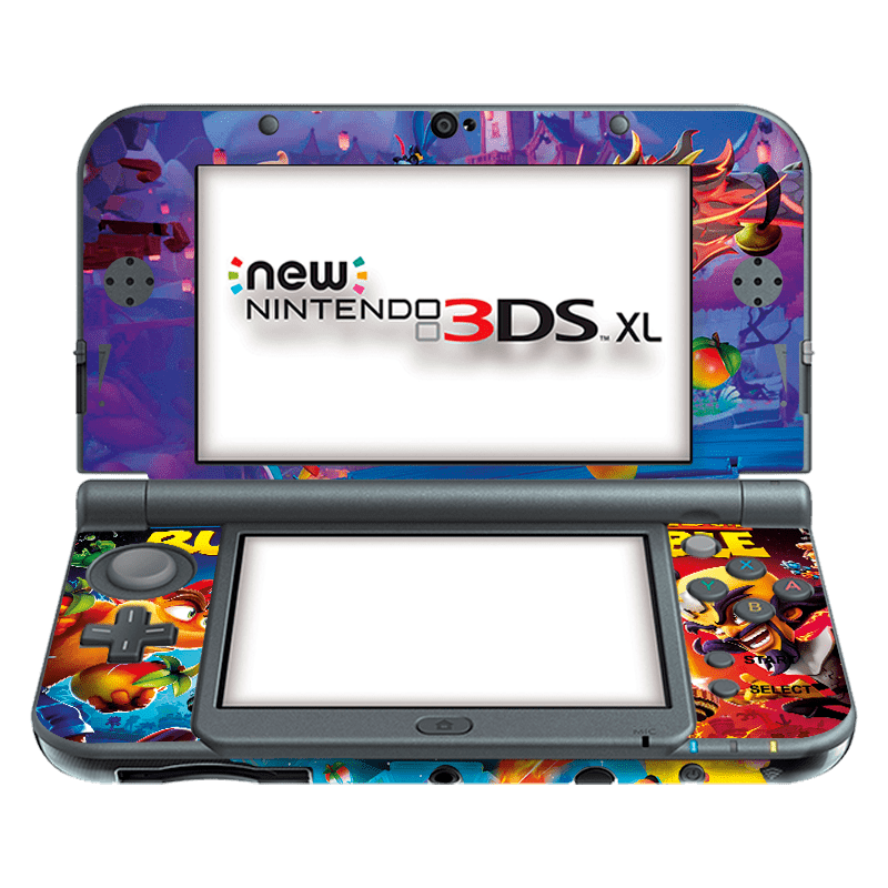 Crash Rumble Nintendo New 3DS XL Skin