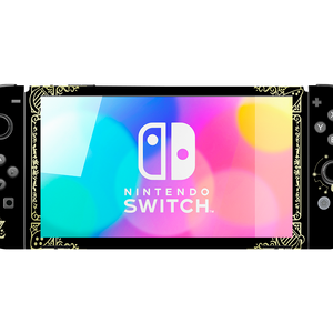 Zelda Hyrule Warriors Black Nintendo Switch Oled (2021) Skin