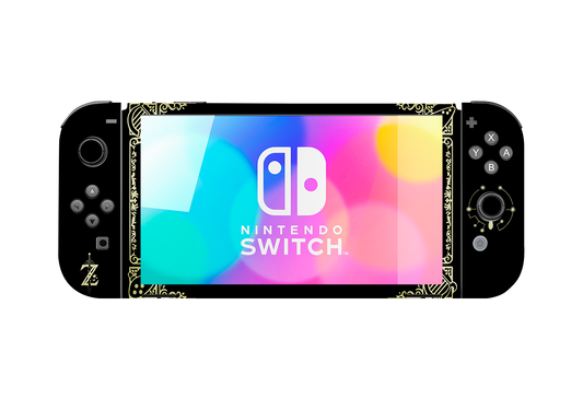 Zelda Hyrule Warriors Black Nintendo Switch Oled (2021) Skin