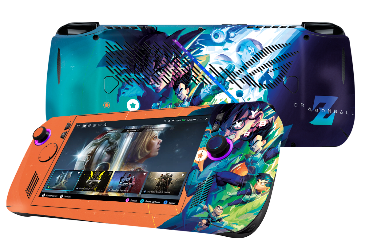 Dragon Ball Z Asus Rog Ally X Handheld Gaming Computer Skin