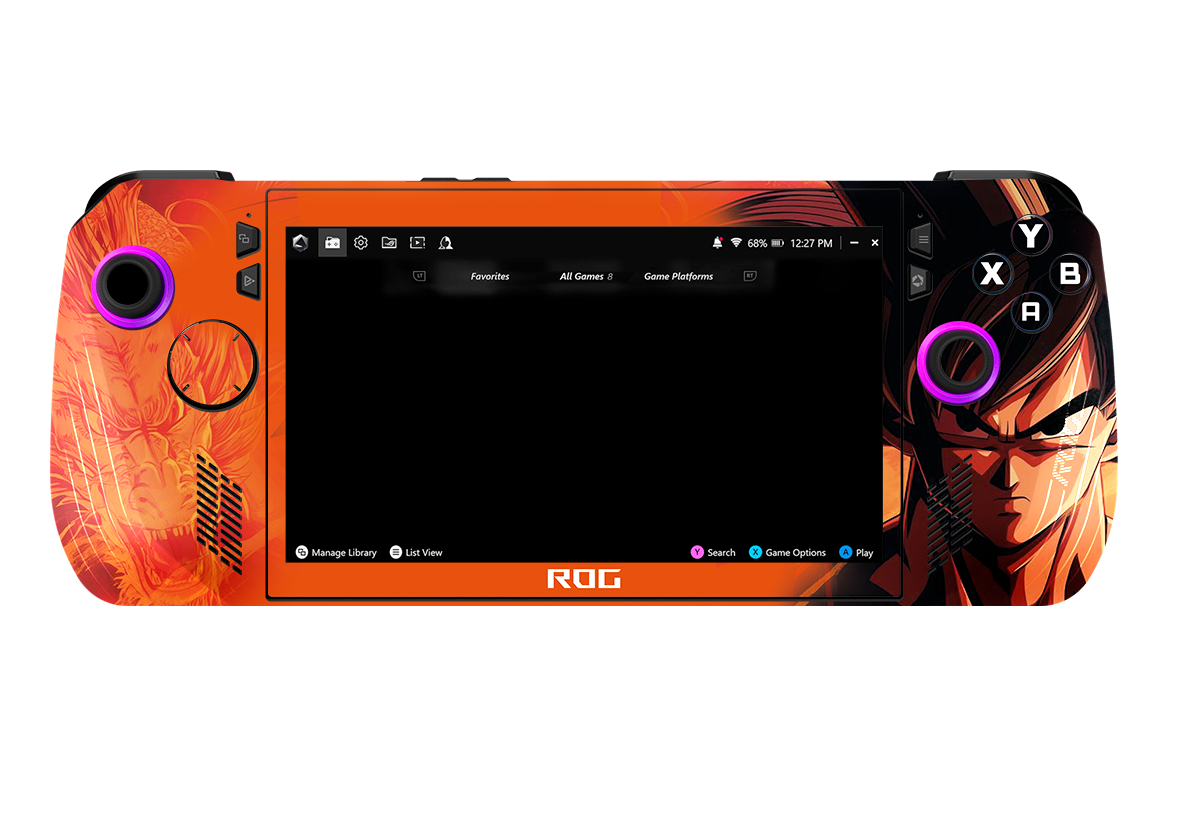 Dragon Ball Goku Skin Asus Rog Ally X Xonebrand