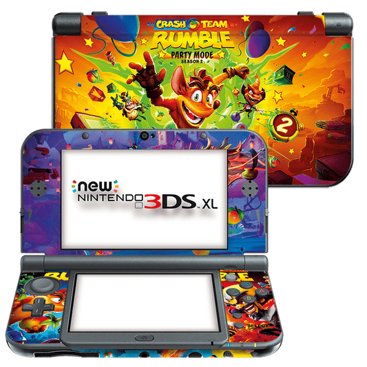 Crash Rumble Nintendo New 3DS XL Skin