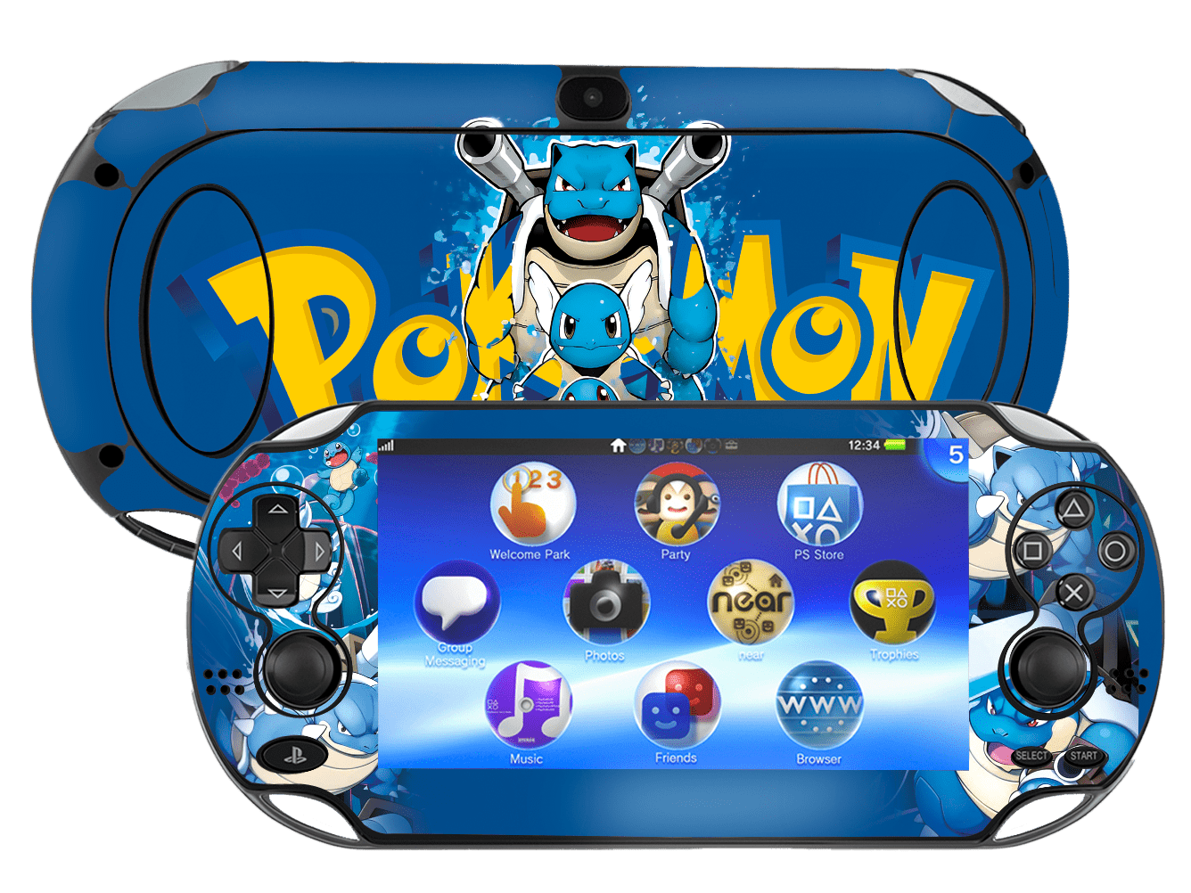 Pokemon Squirtle PSVITA Fat Bundle Skin