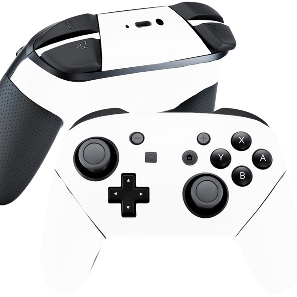 Matte White Skin Nintendo Switch Pro Controller