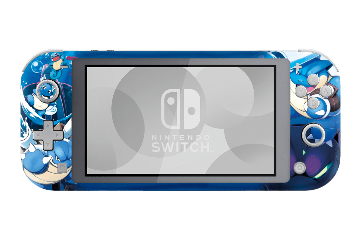 Pokemon Squirtle Skin Nintendo Switch Lite
