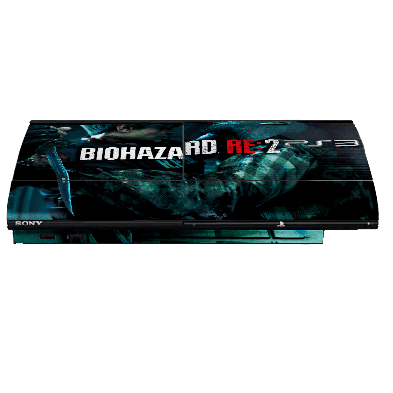 Resident Evil 2 Skin Playstation 3 Super Slim Xonebrand