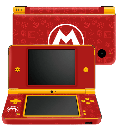 Mario Bros Iconos Nintendo DSI XL 2010 Skin