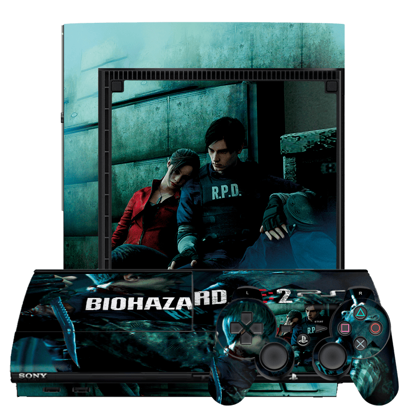 Resident Evil 2 PS3 Super Slim Skin