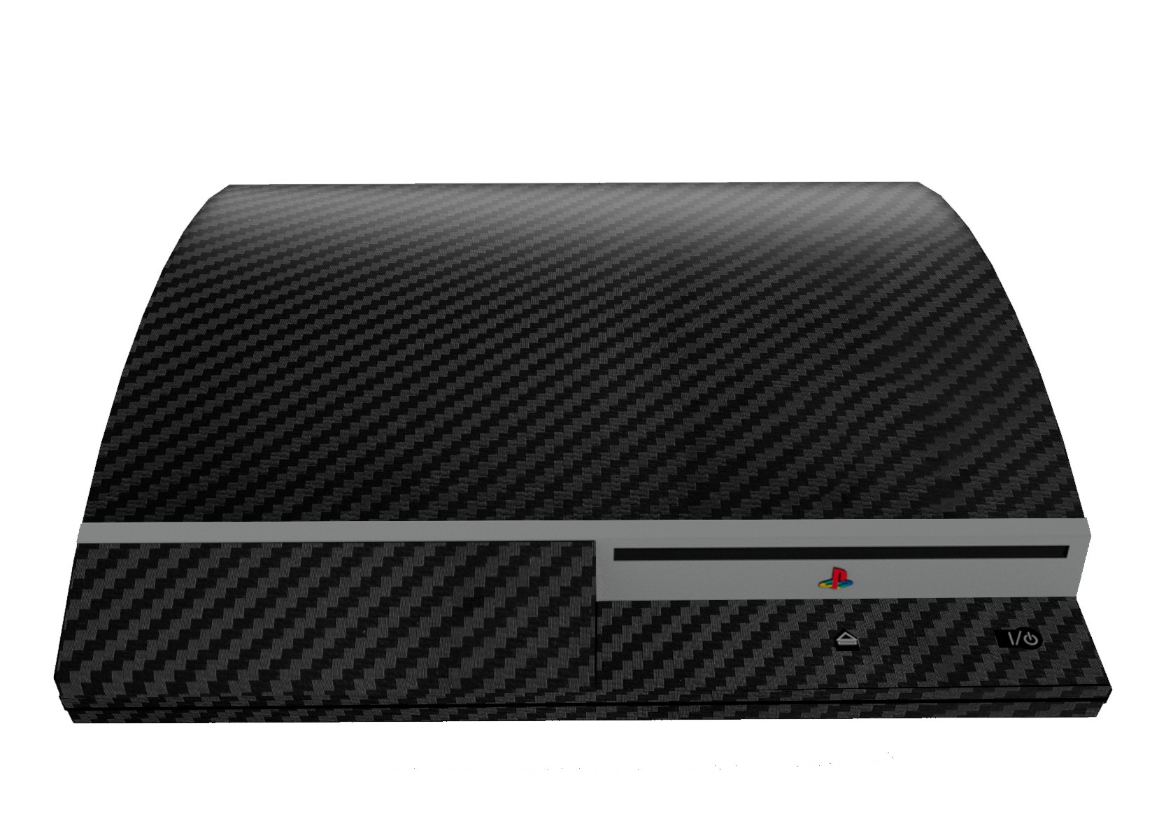 Fibra Carbono Negro Skin Playstation 3 Fat