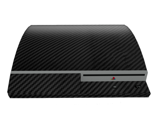 Fibra Carbono Negro Skin Playstation 3 Fat
