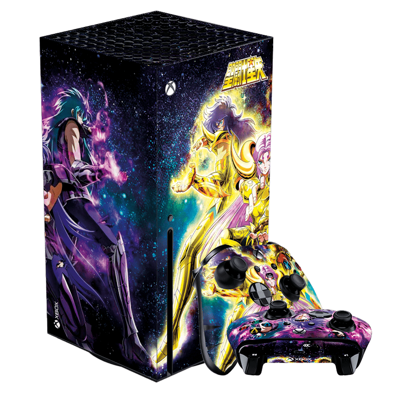Saint Seiya Xbox Series X Skin Xonebrand
