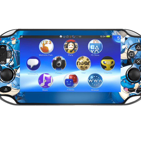 Pokemon Squirtle Skin Playstation Portable PSVita Fat