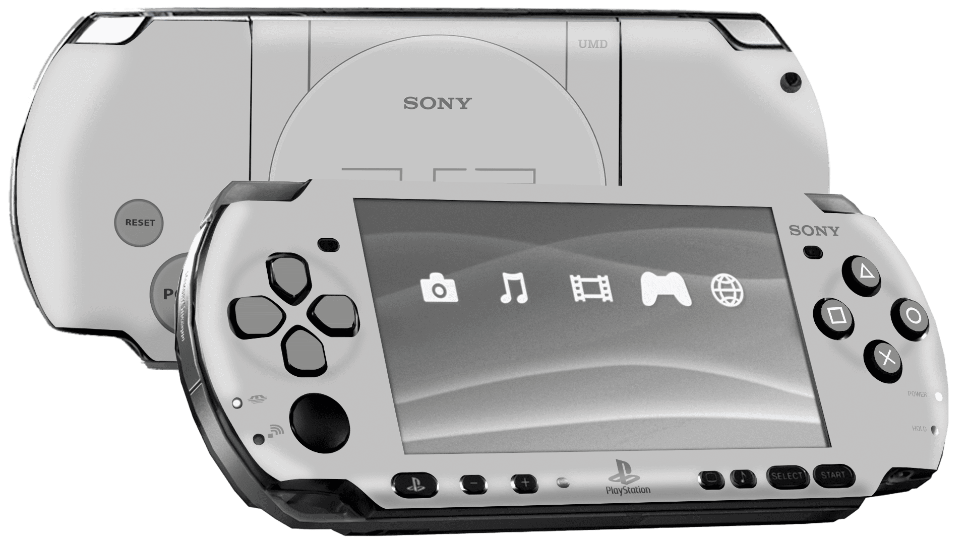 Modelo PS1 Skin Playstation Portable (PSP) Xonebrand