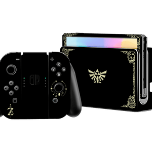 Zelda Hyrule Warriors Black Nintendo Switch Oled (2021) Skin