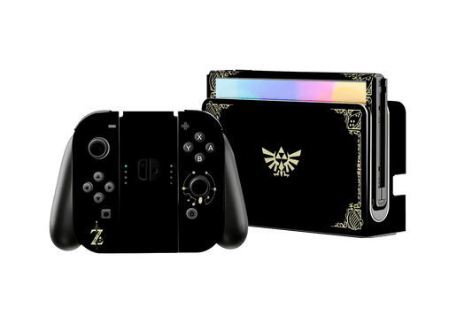 Zelda Hyrule Warriors Black Nintendo Switch Oled (2021) Skin