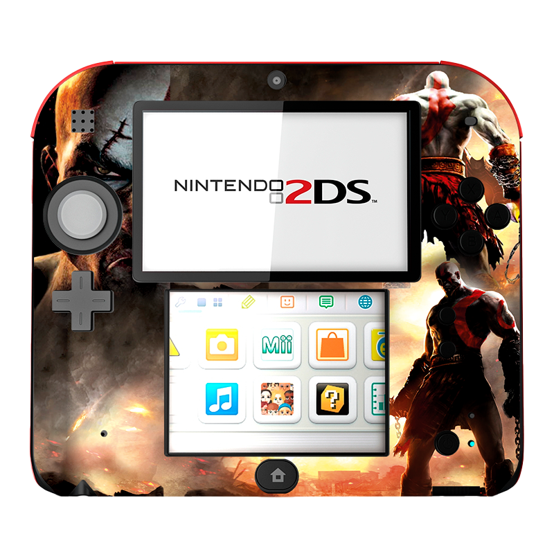 Skin para Nintendo 2Ds edición God of War – Xonebrand