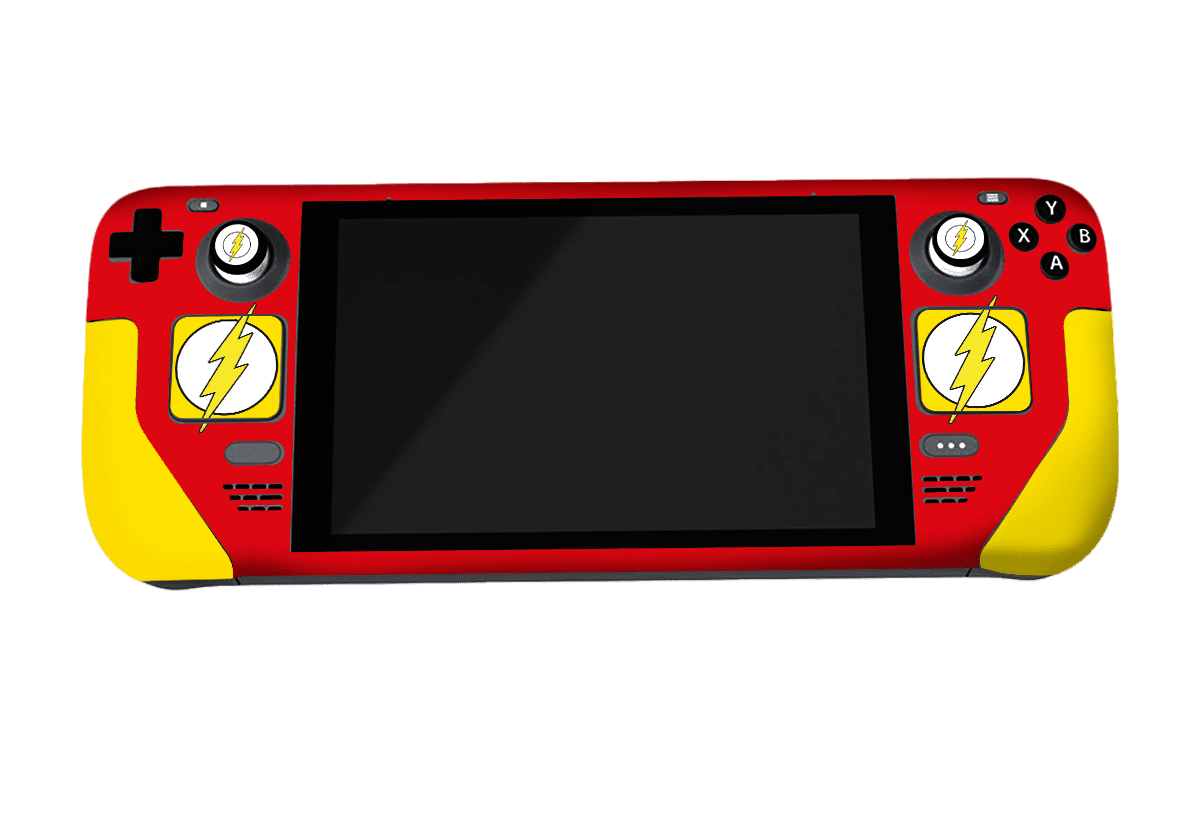 Flash Steam Deck Handheld Gaming Computer Skin