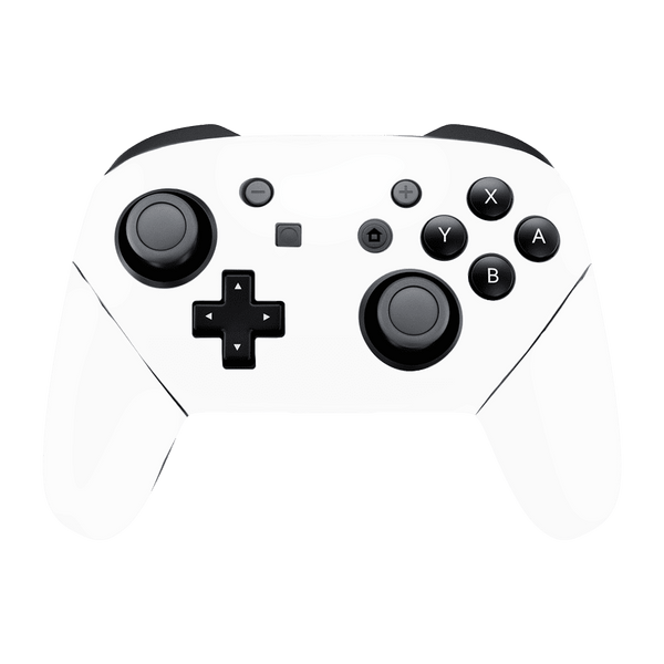 Matte White Skin Nintendo Switch Pro Controller