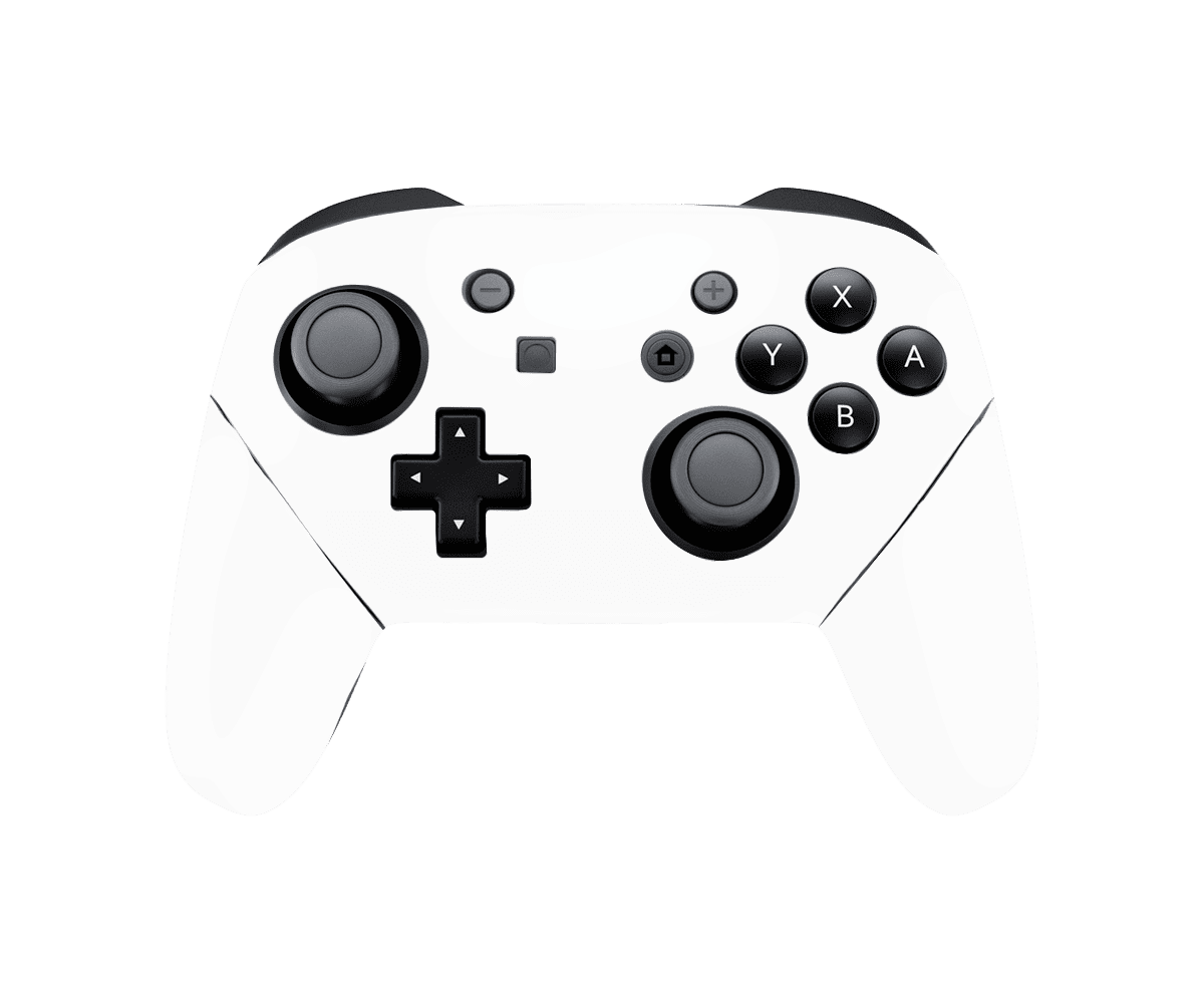 Matte White Skin Nintendo Switch Pro Controller