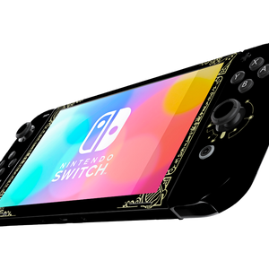 Zelda Hyrule Warriors Black Nintendo Switch Oled (2021) Skin