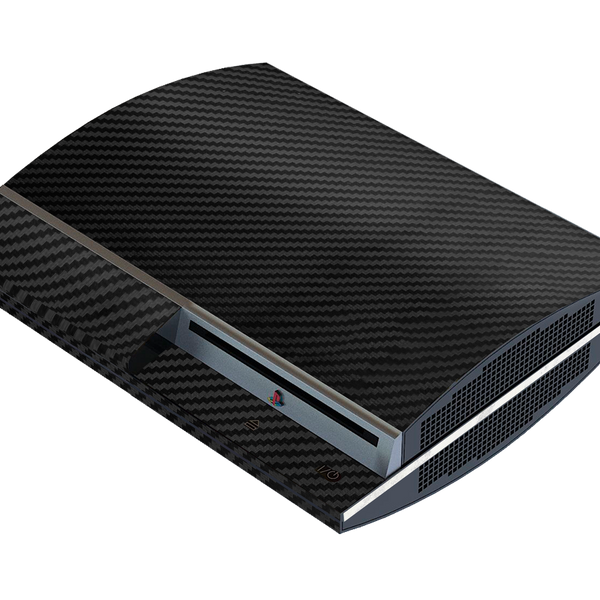 Fibra Carbono Negro Skin Playstation 3 Fat