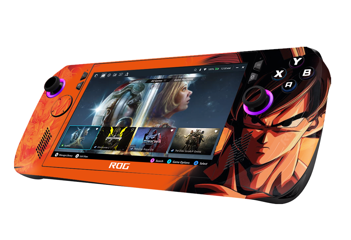 Dragon Ball Goku Skin Asus Rog Ally X Xonebrand
