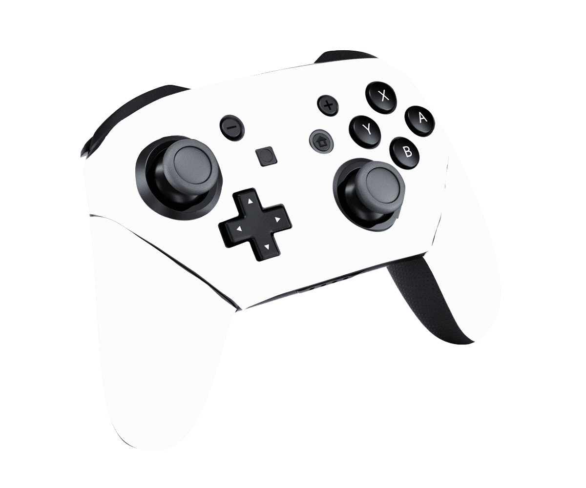 Matte White Skin Nintendo Switch Pro Controller