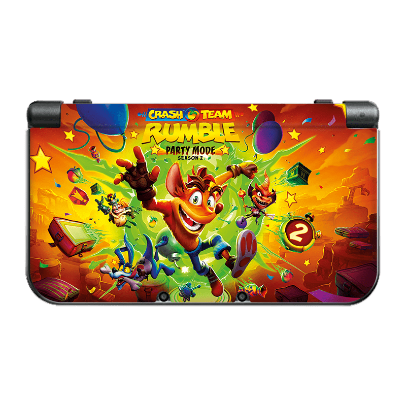 Crash Rumble Nintendo New 3DS XL Skin