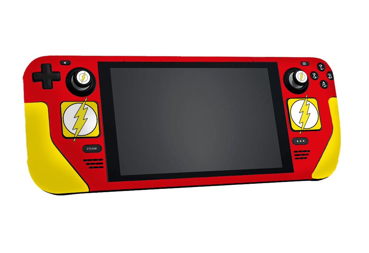 Flash Steam Deck Handheld Gaming Computer Skin