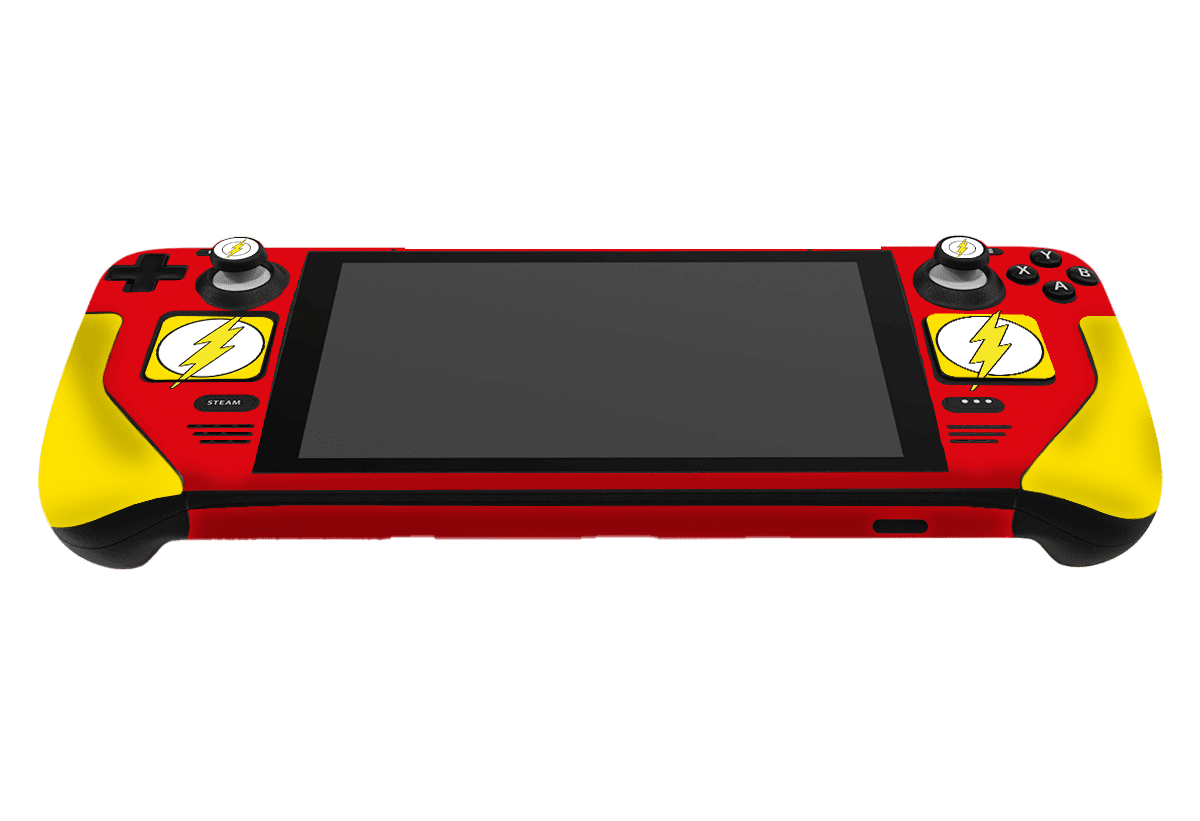 Flash Steam Deck Handheld Gaming Computer Skin