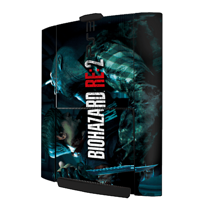 Resident Evil 2 Skin Playstation 3 Super Slim Xonebrand