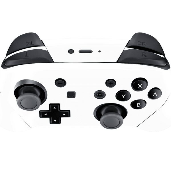 Matte White Skin Nintendo Switch Pro Controller