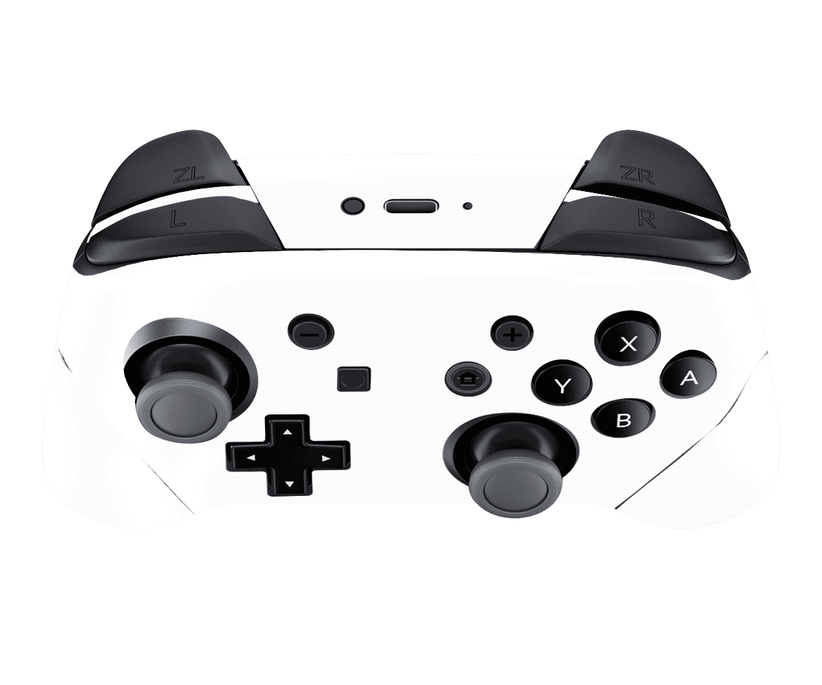 Matte White Skin Nintendo Switch Pro Controller
