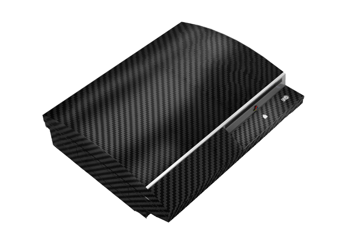 Fibra Carbono Negro Skin Playstation 3 Fat Xonebrand