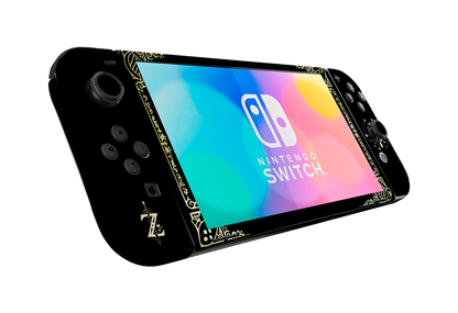 Zelda Hyrule Warriors Black Nintendo Switch Oled (2021) Skin