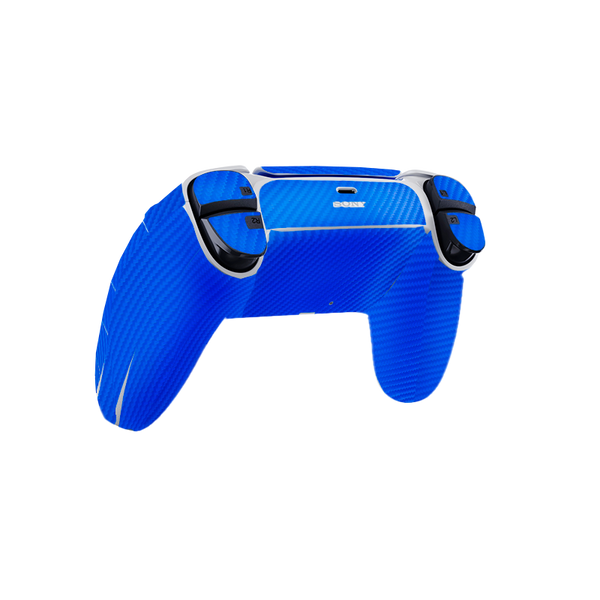 Fibra Carbono Celeste Skin Playstation 5 DualSense Full