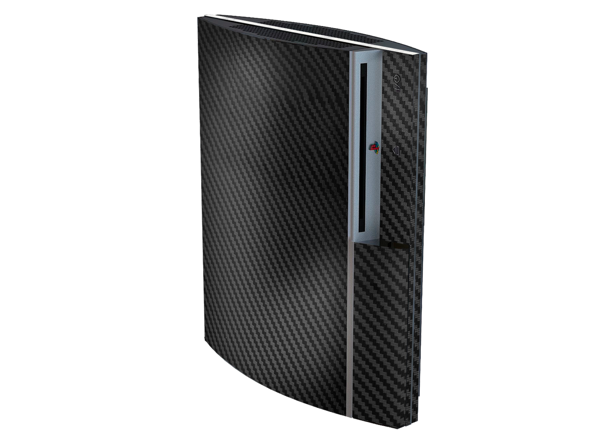 Fibra Carbono Negro Skin Playstation 3 Fat Xonebrand