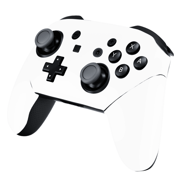 Matte White Skin Nintendo Switch Pro Controller