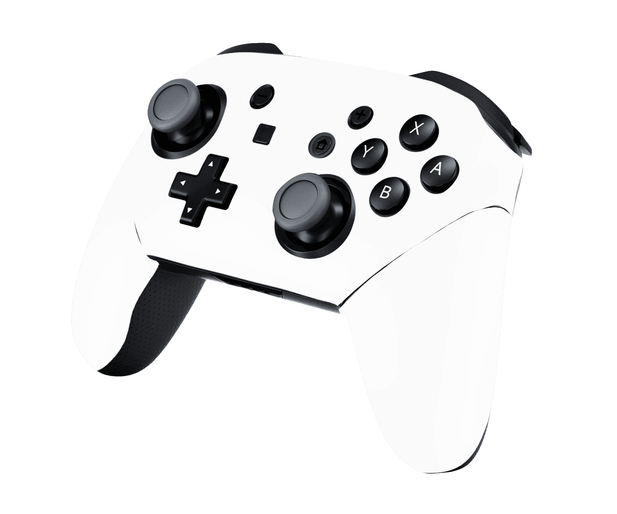 Matte White Skin Nintendo Switch Pro Controller