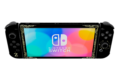 Zelda Hyrule Warriors Black Nintendo Switch Oled (2021) Skin