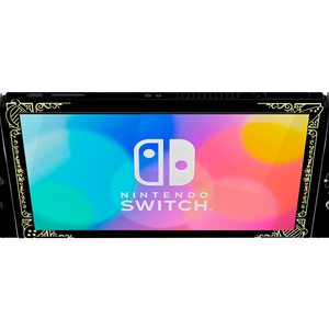 Zelda Hyrule Warriors Black Nintendo Switch Oled (2021) Skin