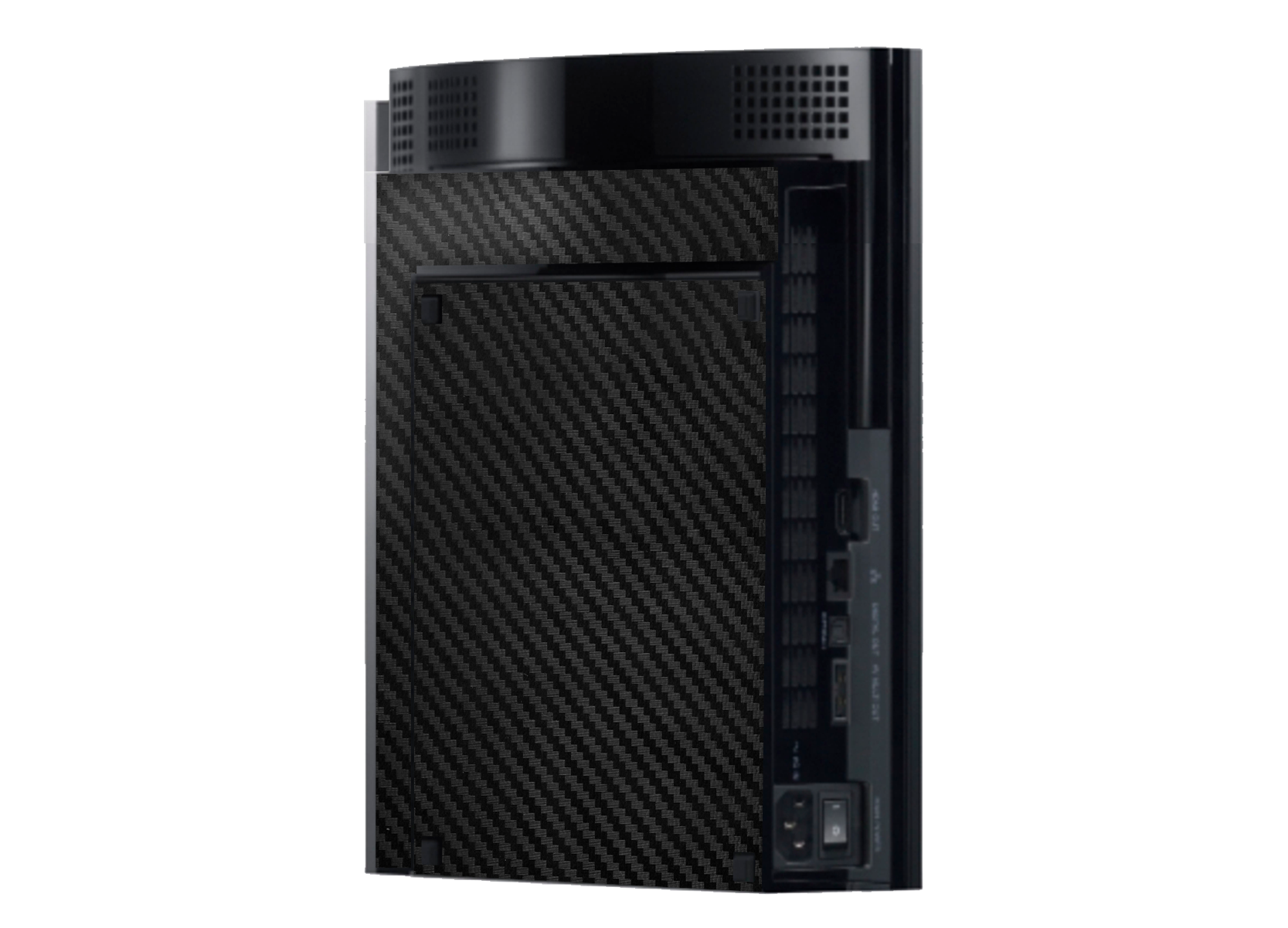 Fibra Carbono Negro Skin Playstation 3 Fat